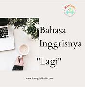 Bahasa Inggrisnya Belibet